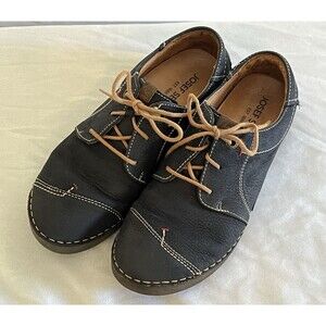 Josef Seibel Shoes Leather Comfort Lace Up Walking Shoes Germany Fergey US 8-8.5